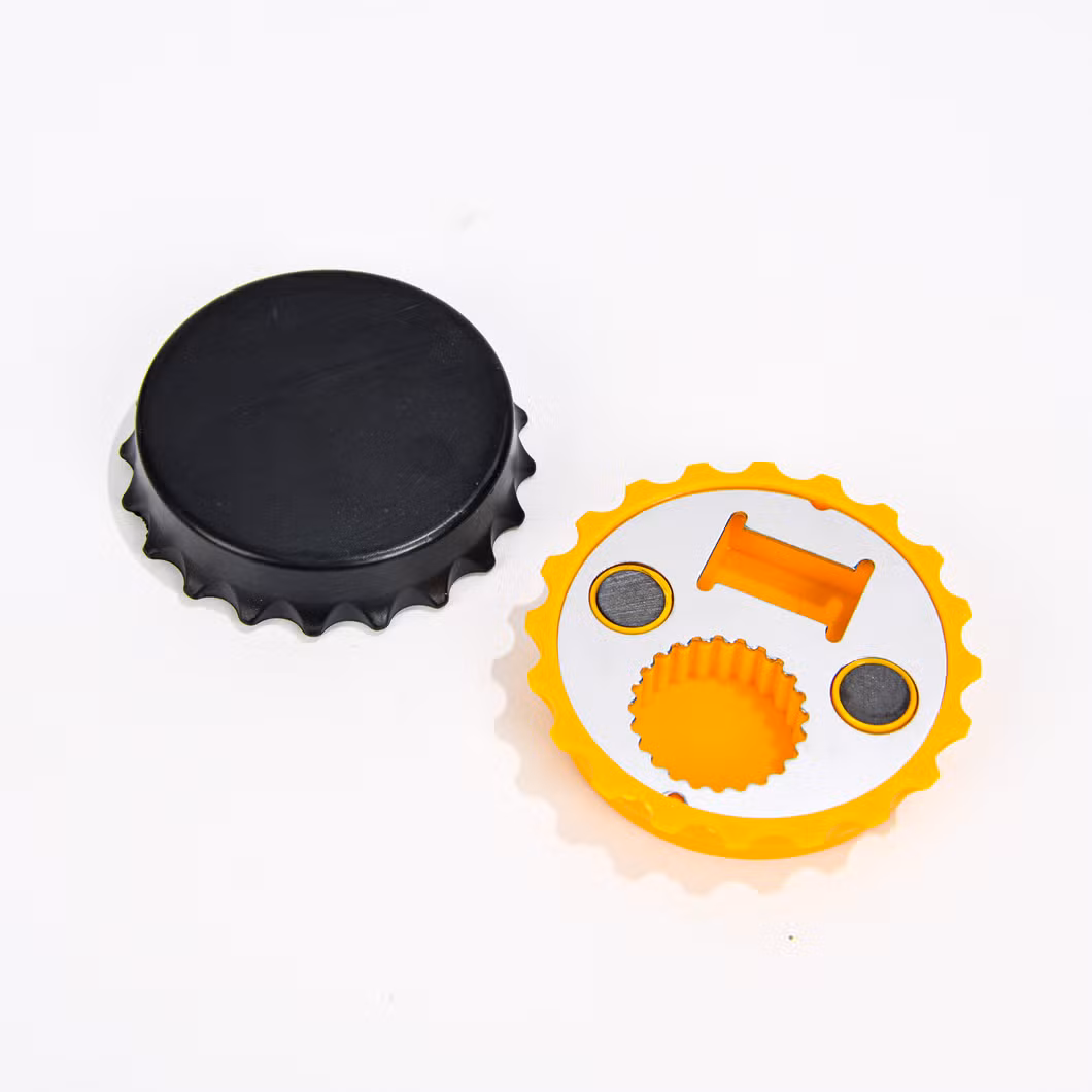 Manufacturers Wholesale Custom Logo Creative Bottle Cap Shaped Beer Opener for Advertising Promotional Gifts