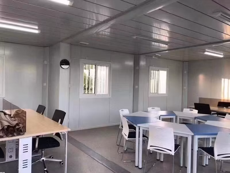 20FT Modular Prefab Flat Pack Sandwich Panel Container House School
