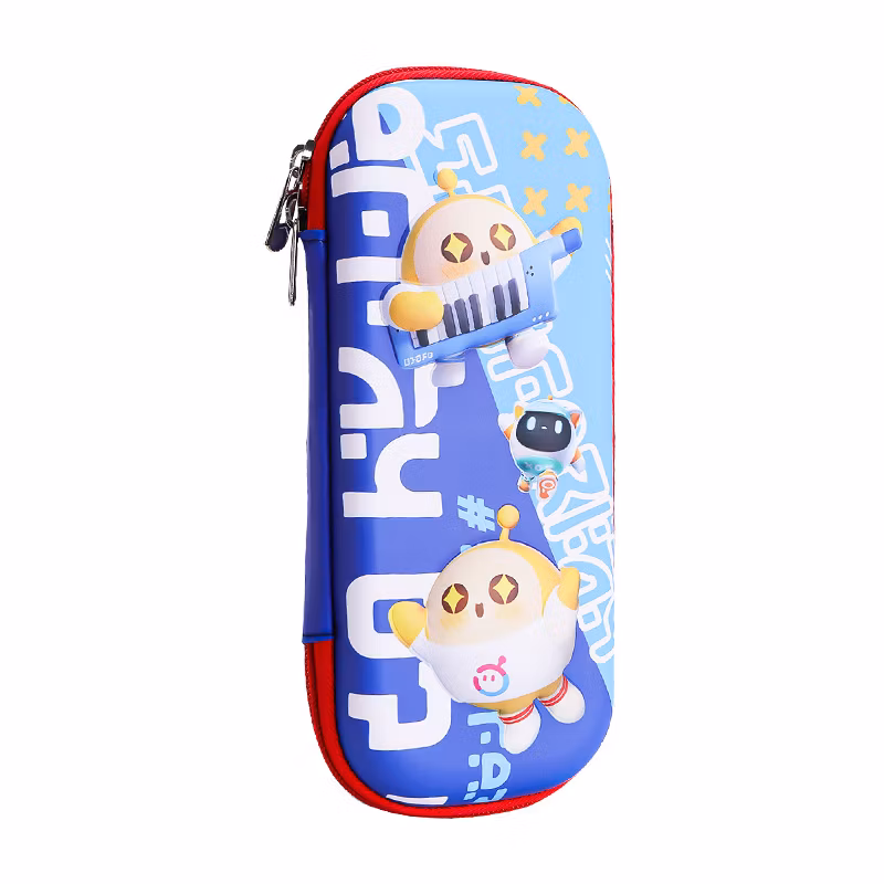 3D Three-Dimensional Children&prime;s Pencil Case Egg Party Elementary School Pencil Case Cute
