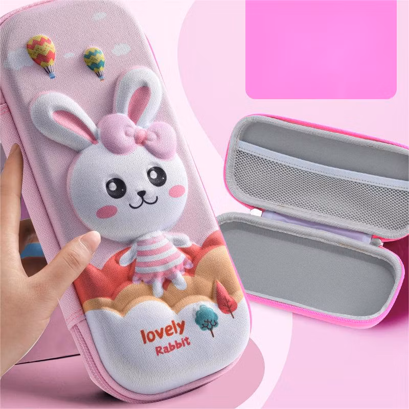 Elementary School Pencil Case Children&prime;s Large Capacity 3D Stationery Case Pencil Case