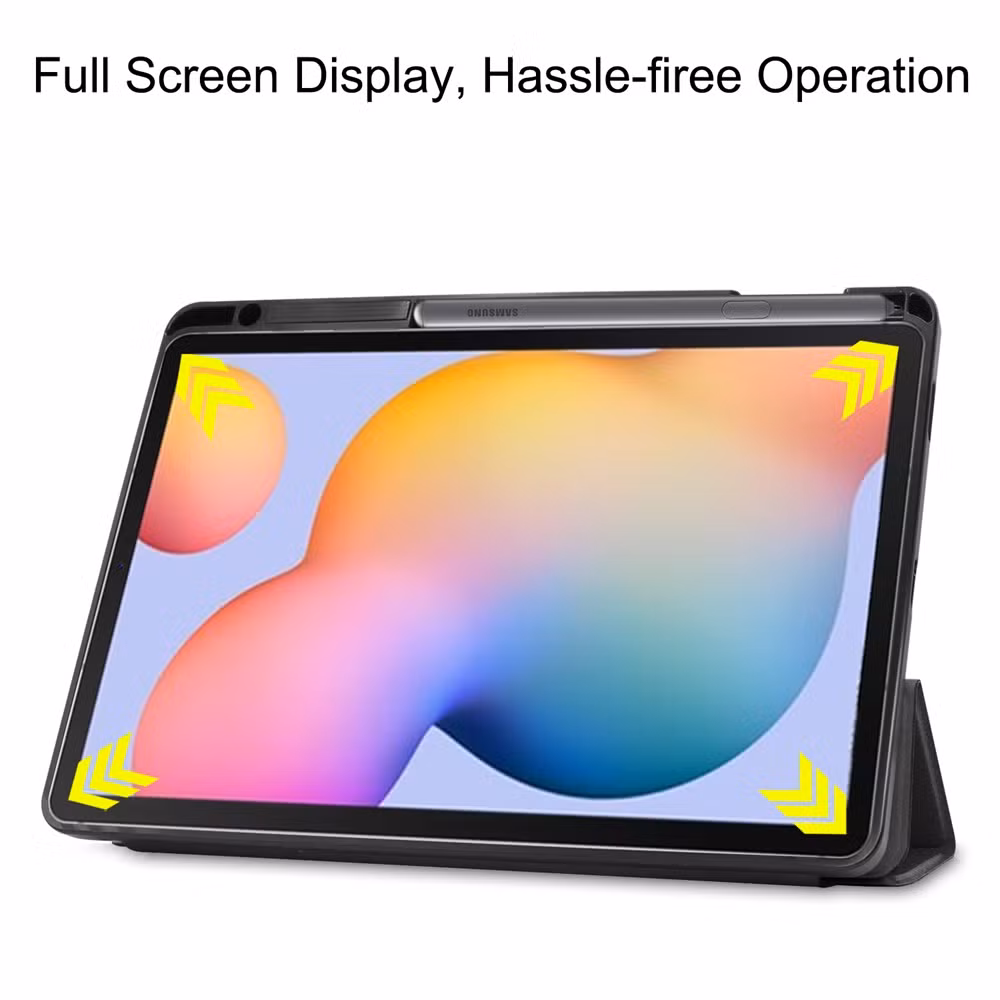 Tablet Case for Samsung Galaxy Tab S6 Lite Stand Cover with Pencil Holder