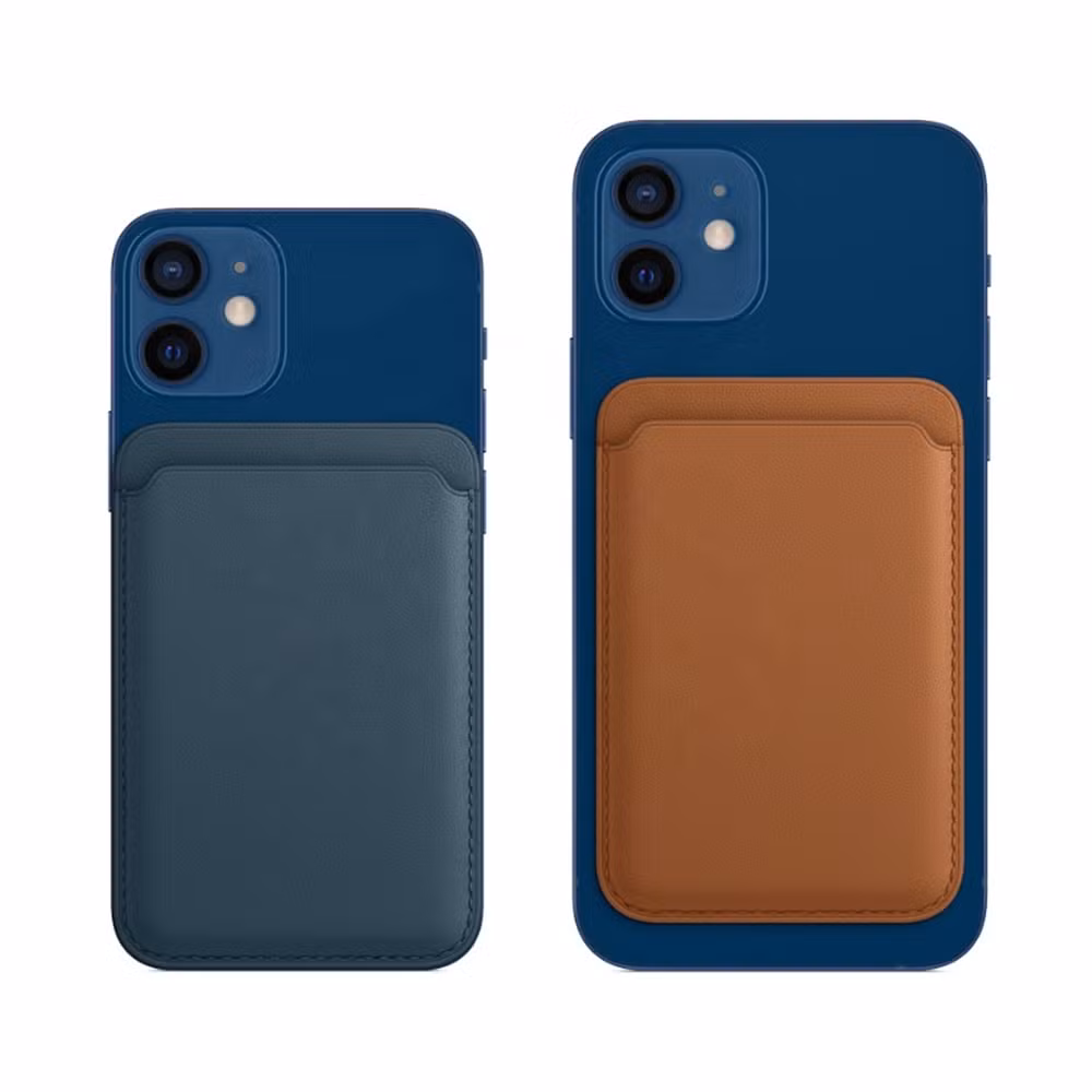 1: 1 Original Magnetic Leather Card Wallet for Phone 12/12 PRO Card Case
