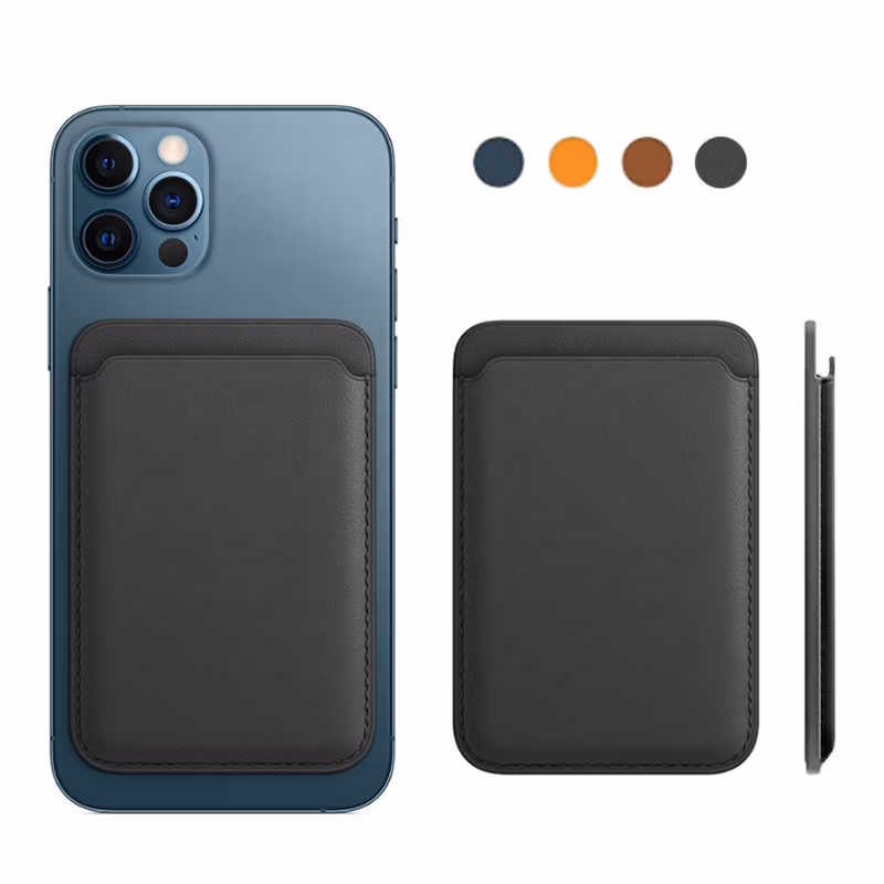 1: 1 Original Magnetic Leather Card Wallet for Phone 12/12 PRO Card Case