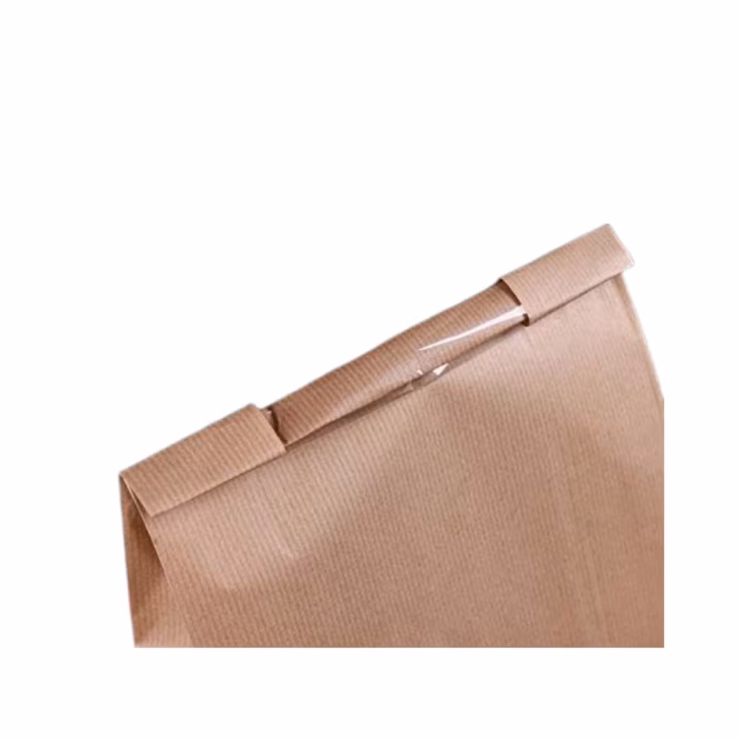 Paper Bread Loaf Kraft Food Packaging Storage Bakery Bag with Front Window