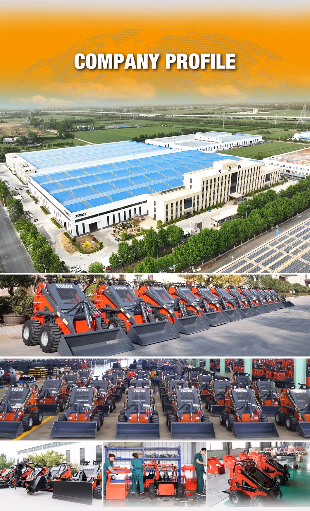 Free Shipping Cheap Wheel Loader Grader Mini Skid Steer Loader 500kg Factory Price 1 Ton Multifunctional Small Loader EPA Euro 5 Crawler Skid Loaders for Sale