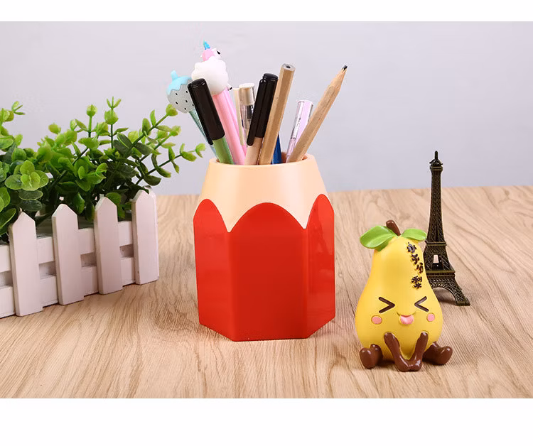 Stationery Organizer Plastic Desk Pen Pencil Holder Stand for Gift and Promotion