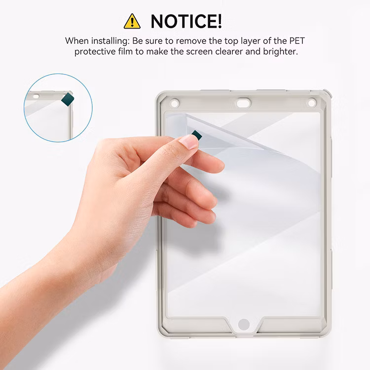 for iPad Air 2/PRO 9.7 Inch Tablet Cover with Pencil Holder Shoulder Strap Rotating Case for iPad 6th/5th Generation