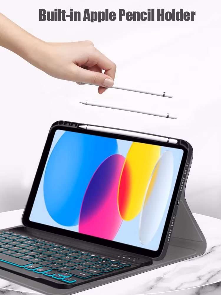 Wireless Keyboard Case with Backlit for iPad 10th Gen 10.9inch 2022