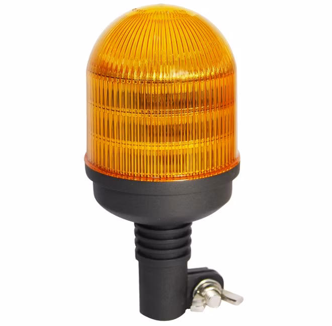 28W Dome Waterproof Emergency Warning Amber Flashing LED Safety Beacon Light with Handle