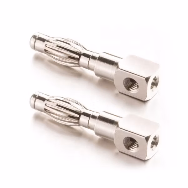 Custom Gold Nickle Plated Banana Plug Socket Panel Mount Electric Connector with Thread