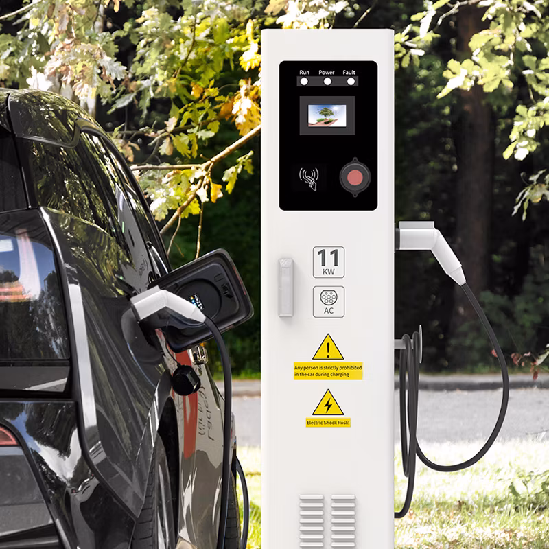 AC Car Charging Station 22kw EV Charger Floor Mounted Charging Station for Cars Ocpp Monitor RFID Home EV Charger Public Evse