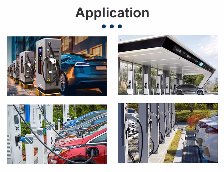 Simple Structure Cndc-120kw/2 Level 3 Floor Mounted EV Charging Station EV Car Charger Piles