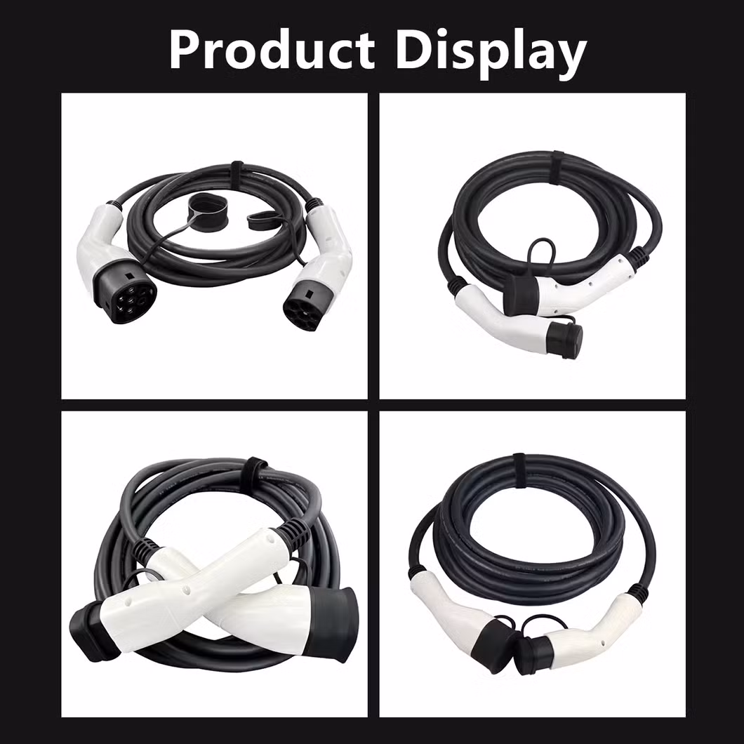Qiaoyi Manufacturer EV Charger Electrical Cables Type2 to Type2 EV Charging Station Extension Cable EV Charging Cable