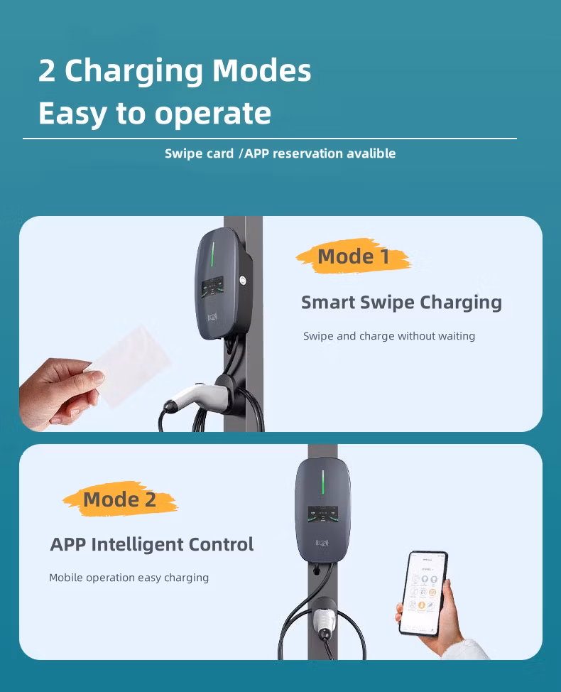 3.5kw/7kw/11kw/22kw Electric Car EV Charger EV Fast Charger Type1 Wallbox EV Charging Station Wall Box Charger AC Charging Pile
