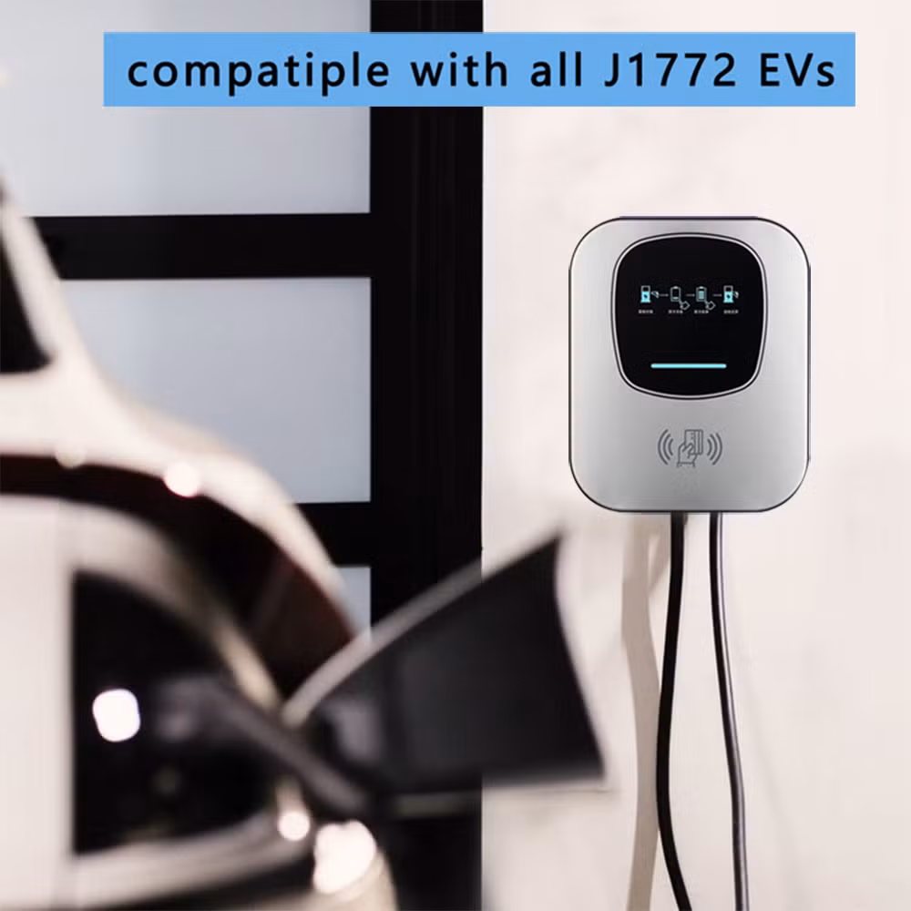 Level 2 Electric Vehicle Smart Charger - 16 AMP WiFi+4G/Ethernet, 5m Cable - CE&amp; RoHS Certified - Ocpp Enabled - Indoor/Outdoor