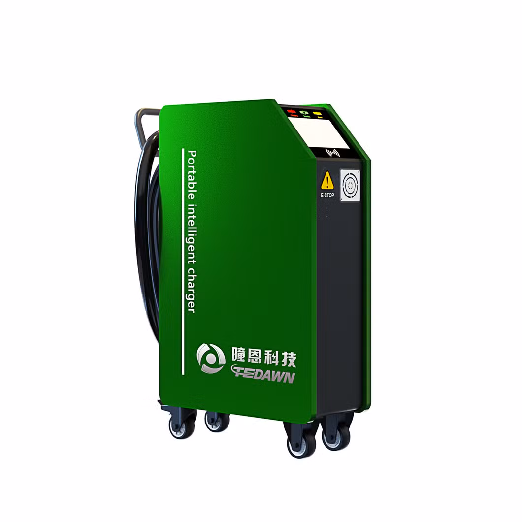 7kw Powerful Movable Portable DC Fast EV Charger CCS2, GB/T Chademo Charging