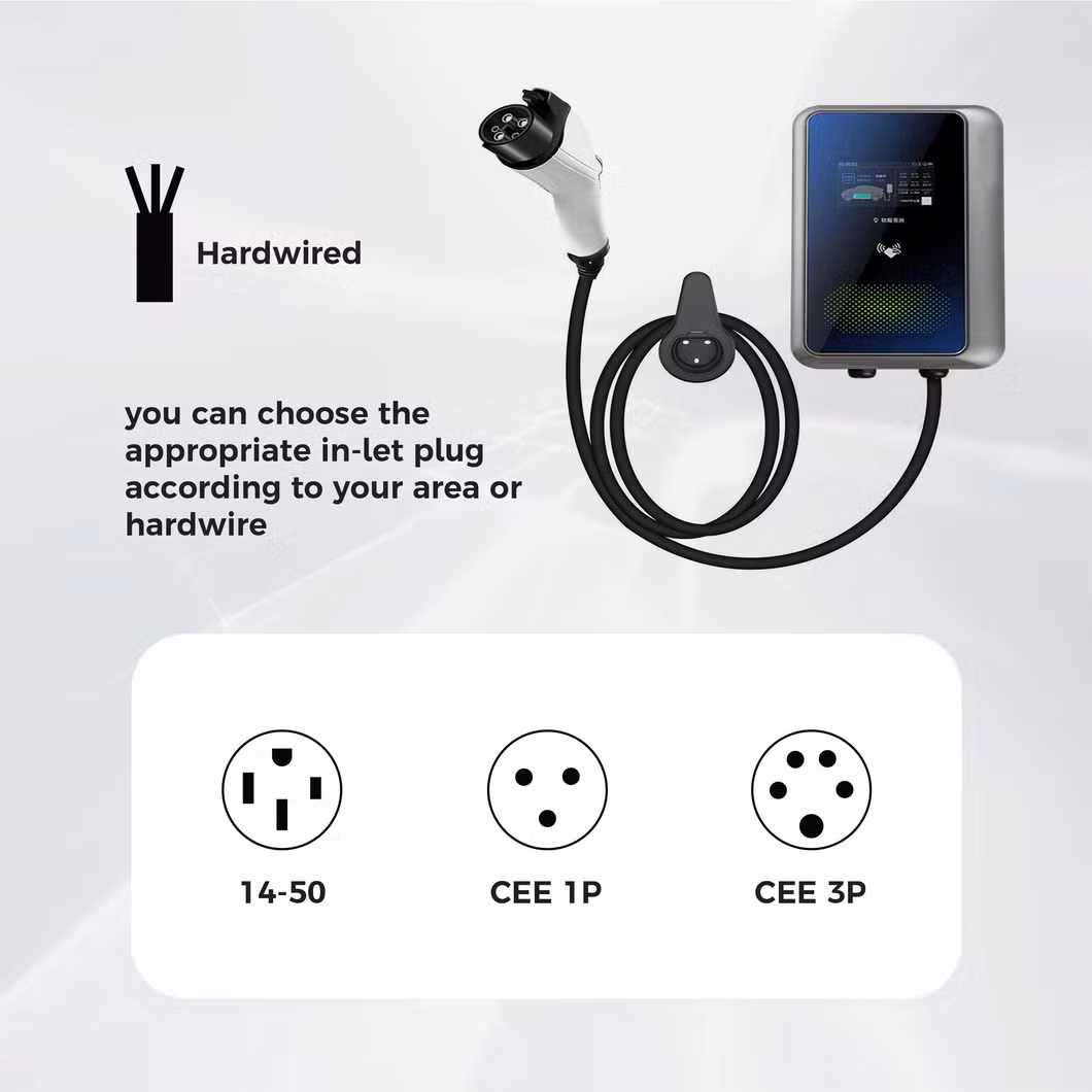 Vschnel 7kw Evse Home Fast Electric Car Wallbox with Socket