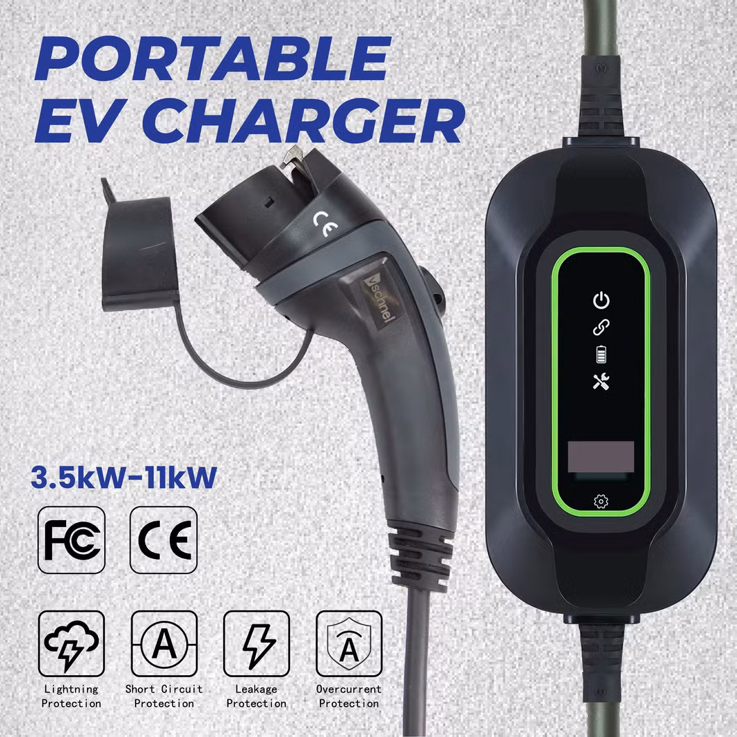 Manufacturer Supplier Electric Car EV Charger Portable Home Charger 3.5kw Charging Station