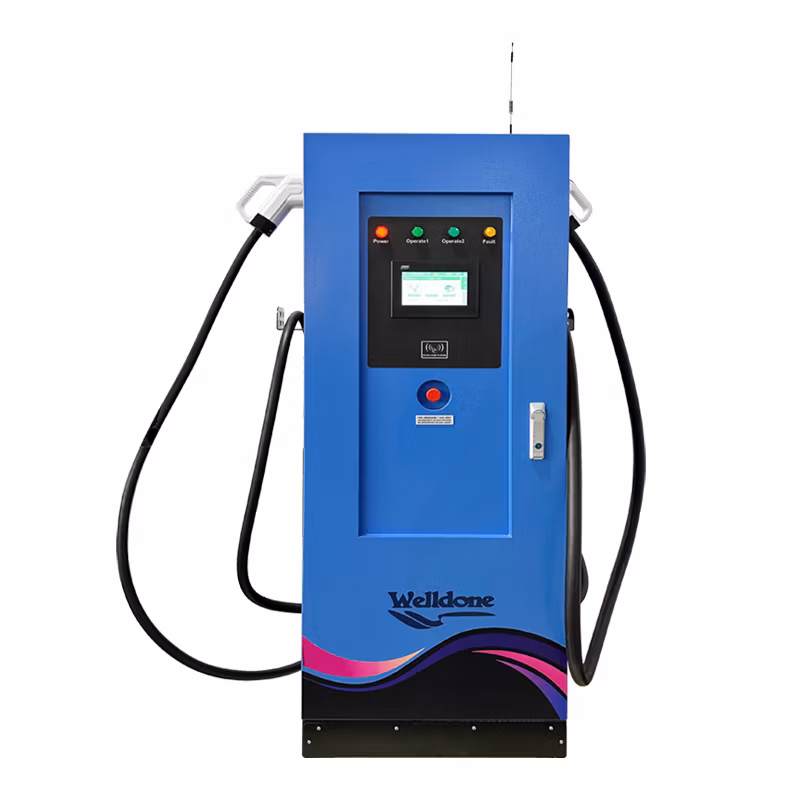 Welldone IP65 150kw DC Fast EV Charger Public Outdoor Ocpp2.0 CCS Gbt Chademo