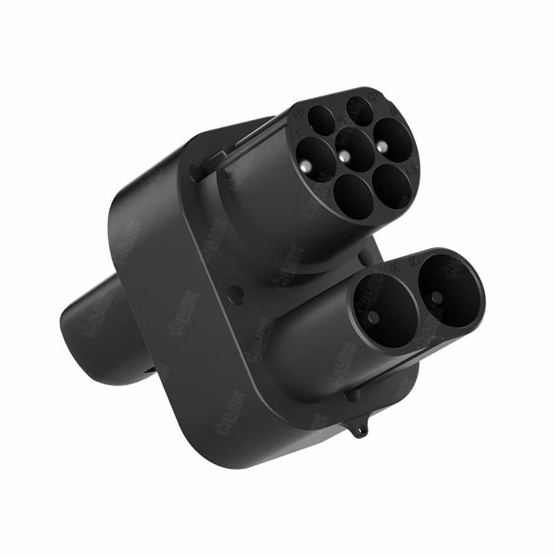 Phase Portable EV Use Chademo CCS Adapter and CCS 2 Adapter for Tesla CE EV Charger Adaptadores