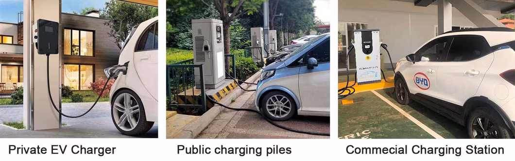 Outdoor Level 3 Electric Vehicle Charging Stations Gbt Chademo CCS EV Charger