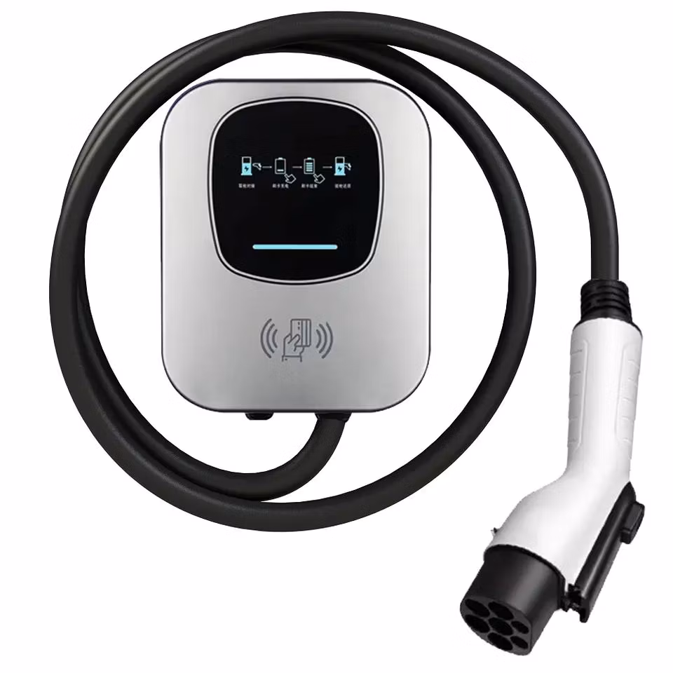 Level 2 Electric Vehicle Smart Charger - 16 AMP WiFi+4G/Ethernet, 5m Cable - CE&amp; RoHS Certified - Ocpp Enabled - Indoor/Outdoor