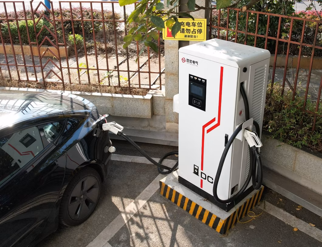 60kw/80kw/120kw/160kw DC EV Car Charger Station Charging Pile for Outdoor Commercial Use