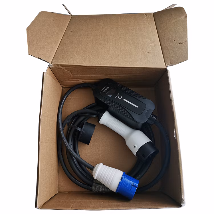 16A 32A Portable Electric Car Charger 3.5kw EV Home Charger