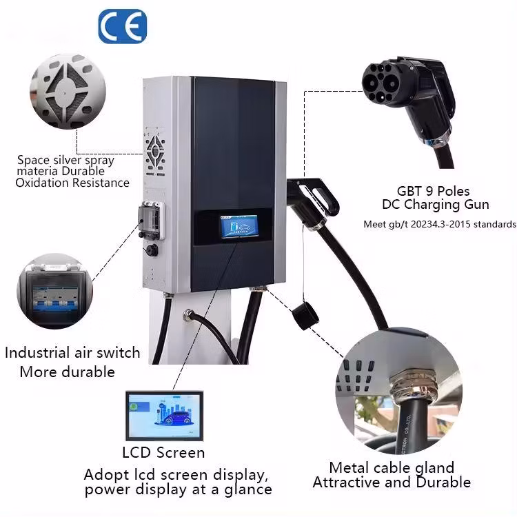 30kw/40kw New Energy Mobile Portable Fast DC Charger Electric Cars EV Car Charging Solar Chademo CCS Charger Stations