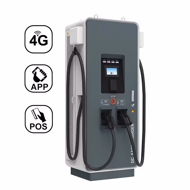 POS Terminal IP54 Lever 3 Super EV Charger Ocpp for EV Cars E-Boats