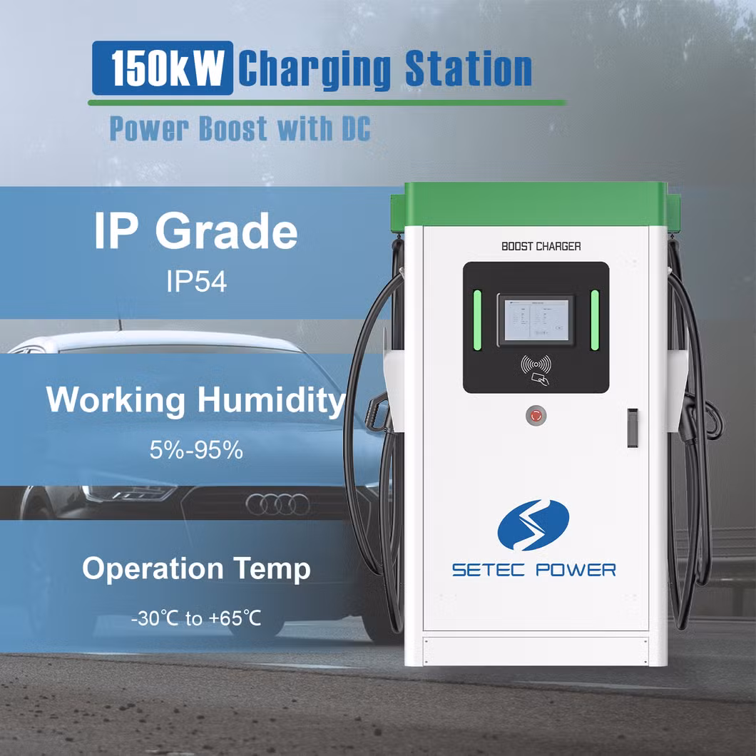 SETEC POWER Premium 150kw Level 3 Fast DC Electric Vehicles Charger Charging Station
