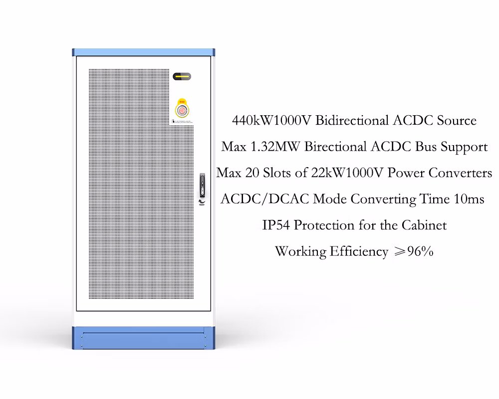 Infypower High Power 440kw 1000V Bidirectional Acdc Source Power Supply for Energy Storage