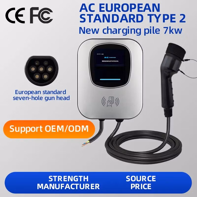 Level 2 Electric Vehicle Smart Charger - 16 AMP WiFi+4G/Ethernet, 5m Cable - CE&amp; RoHS Certified - Ocpp Enabled - Indoor/Outdoor