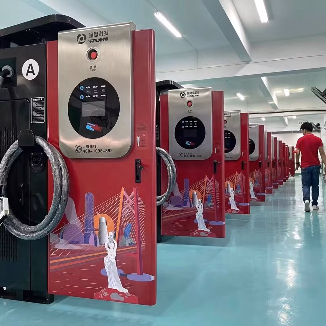 80kw Fast DC Charger Electric Bus Truck Car Battery Chargers Ocpp 1.6j CCS1 CCS2 CE TUV Certificate Commercial Public Charging Station