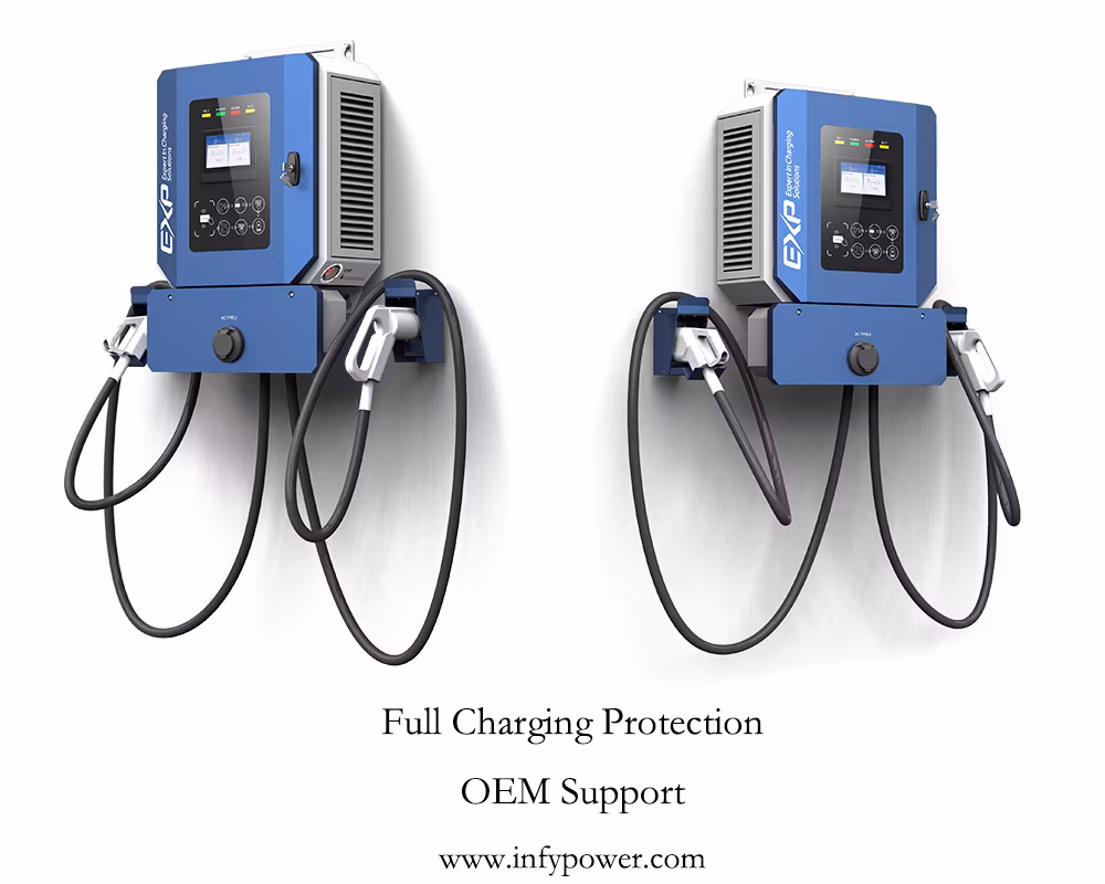 Wholesale AC 22kw DC 30kw EV Charger Wallbox Outdoor Public EV Charging Station IP54
