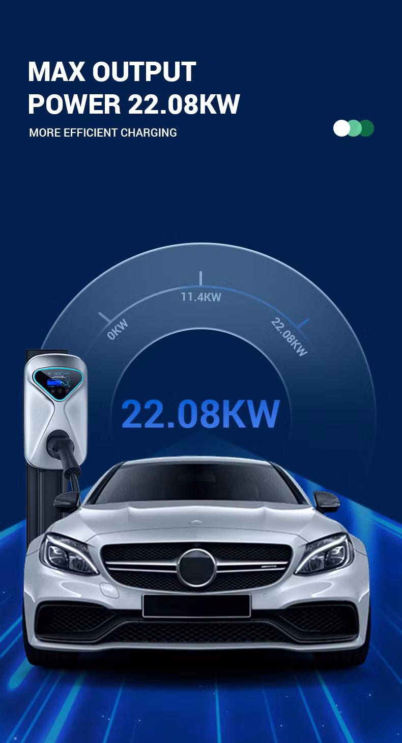 Type1 40A Home AC Electric Vehicle Charge Station Pile Wallbox EV Charger