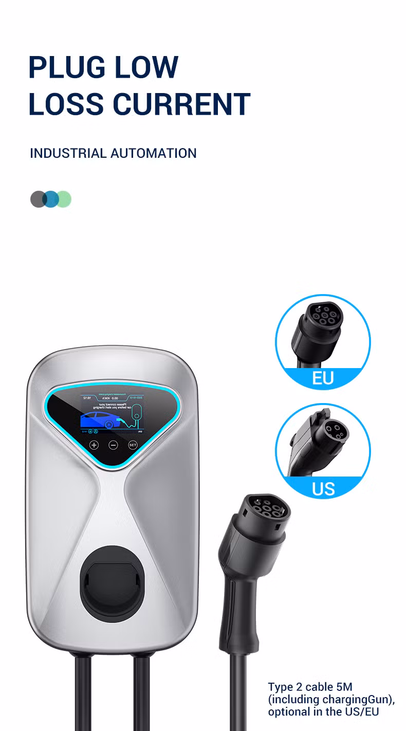 Type1 40A Home AC Electric Vehicle Charge Station Pile Wallbox EV Charger
