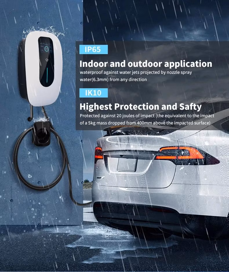 DC Fast Electrical Vehicle to Vehicle 32A 7kw Portable EV Charging Station
