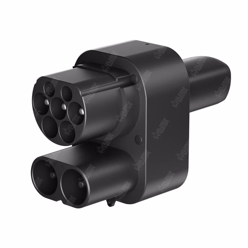 Phase Portable EV Use Chademo CCS Adapter and CCS 2 Adapter for Tesla CE EV Charger Adaptadores