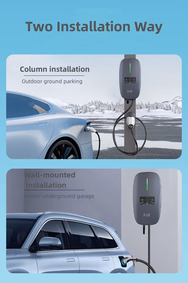 3.5kw/7kw/11kw/22kw Electric Car EV Charger EV Fast Charger Type1 Wallbox EV Charging Station Wall Box Charger AC Charging Pile
