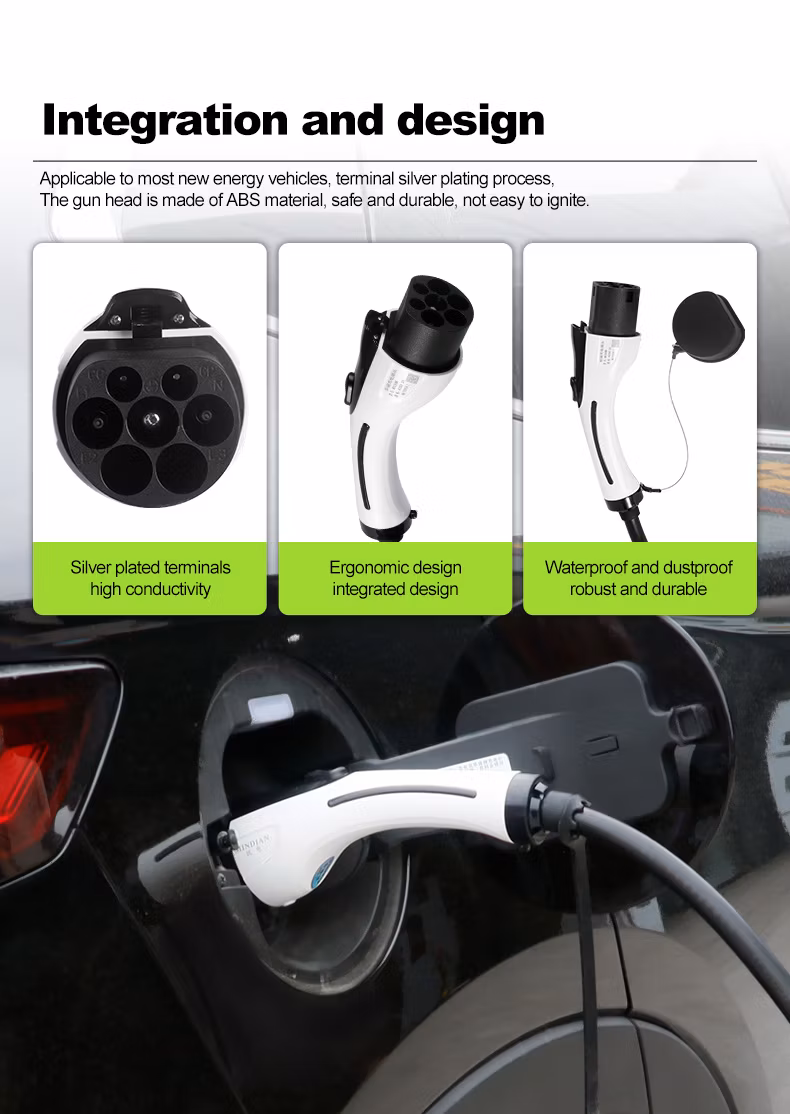 Moreday Wallbox Electric Car Charge Cable EV Charging Station 7kw 11kw 22kw EV Charger Auto Key Outdoor Button Card