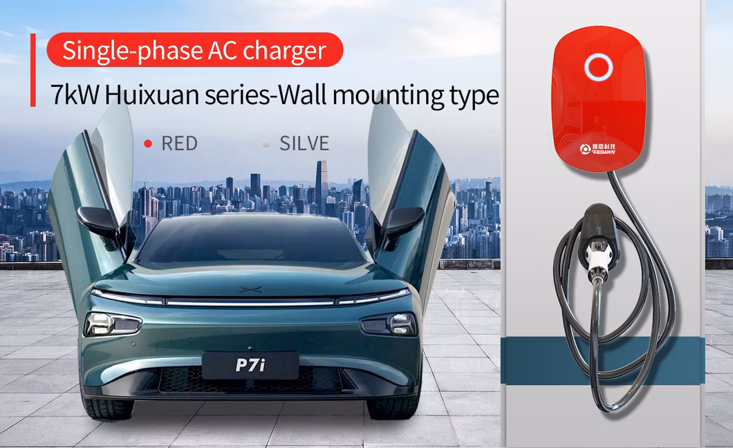 Electric Vehicle Car Battery Charger Type 1 Type 2 GB/T 7kw 3.5kw AC EV Car Charger OEM ODM in China