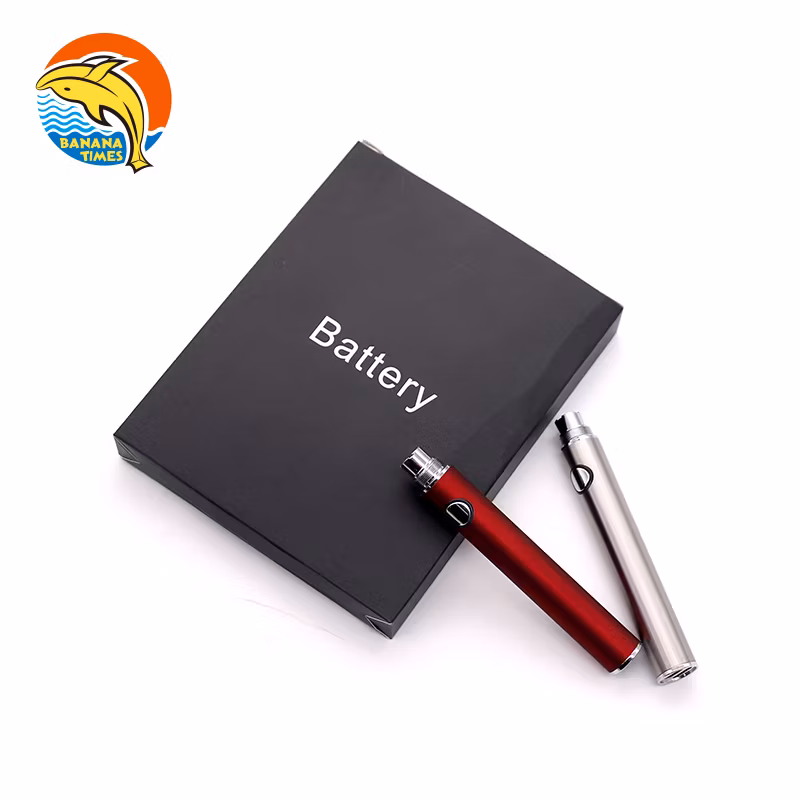 Custom Logo Dual Charging Port 650mAh Vape Battery Pen 1.7-2.5-3.3V Adjustable Voltage 510 Battery Pen with OEM Service
