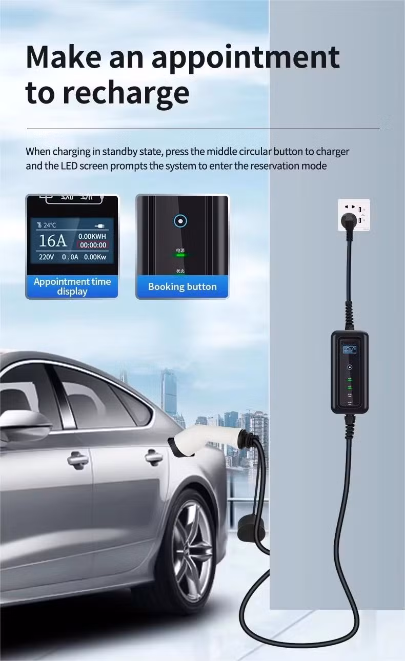 High Level Home Portable EV Charging Car Charging Electric Vehicle Charger Portable AC Charging Box