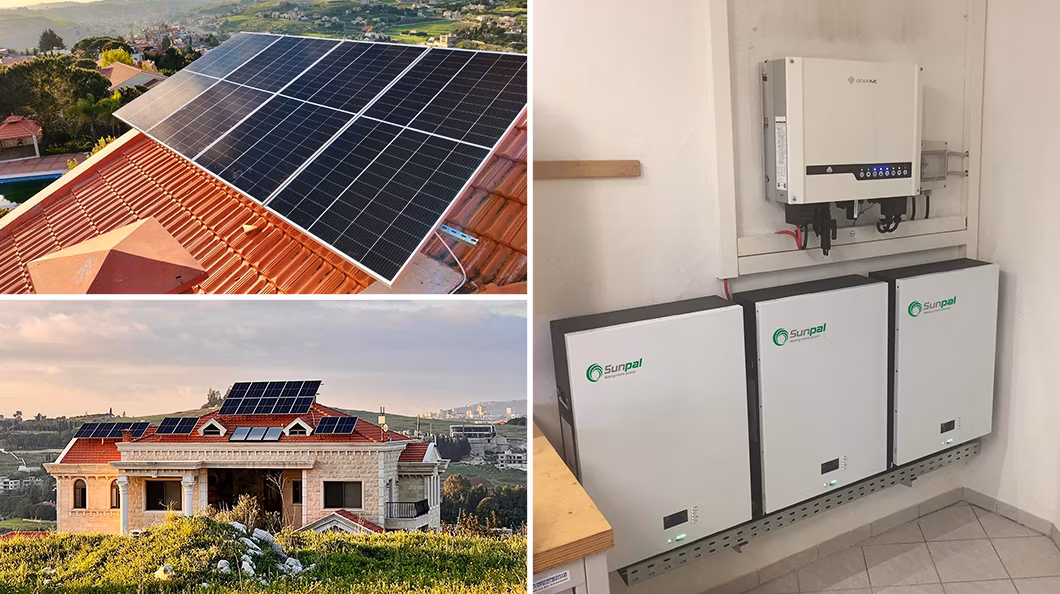 Sunpal Backup Lithium Ion Batteries 48V 5kwh 10kwh LiFePO4 Battery Powerwall EU Warehouse