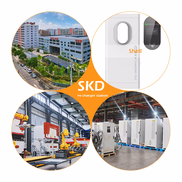 AC EV Charger 22kw 44kw Gbt IEC New Energy Commercial Home Electric Vehicle Car Charging Station