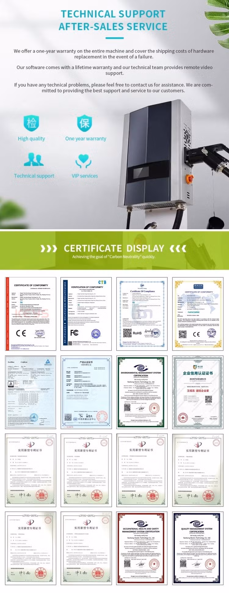 Mobile Portable Fast DC Electric Cars Solar Chademo/CCS EV Charger Stations