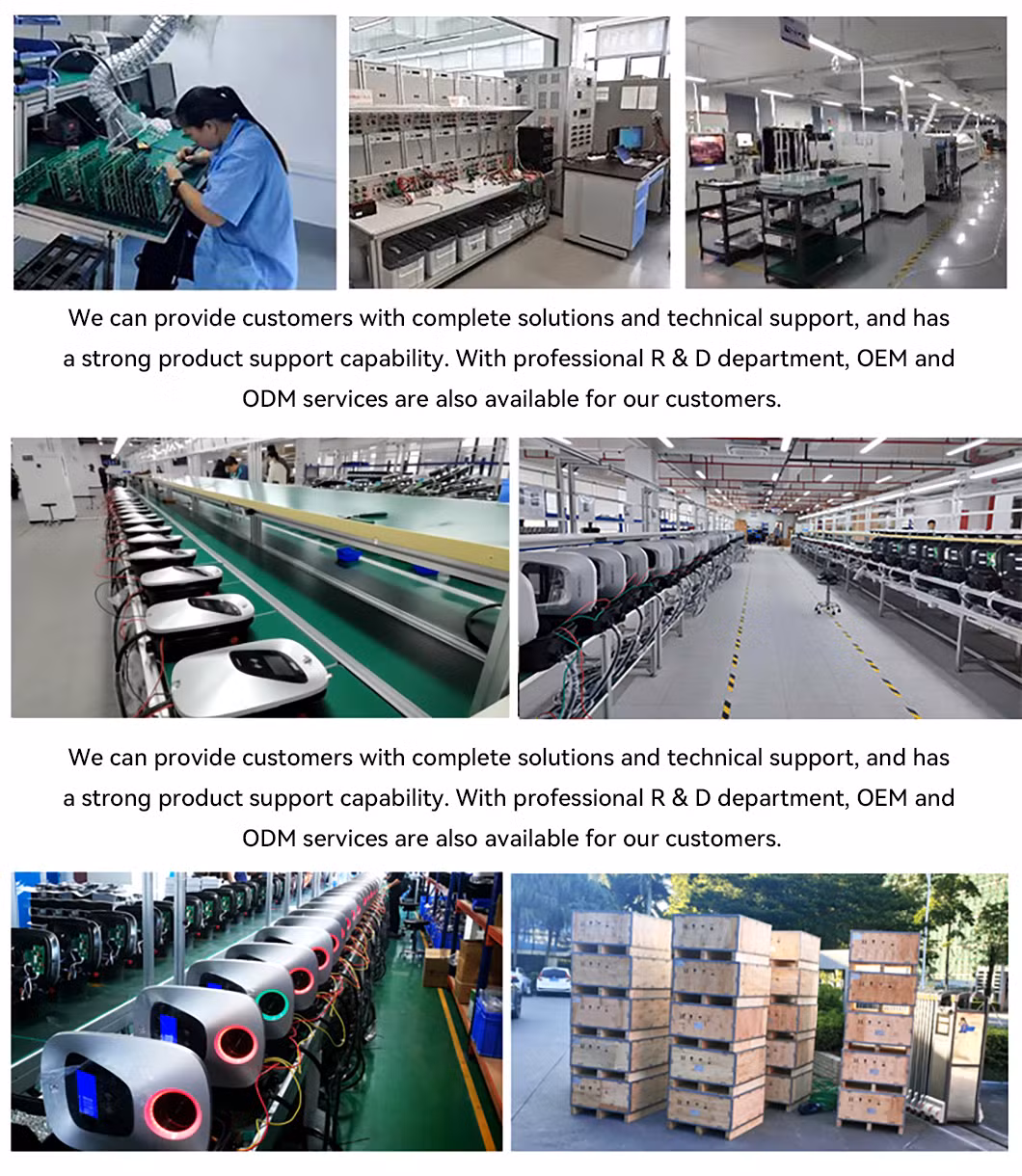 Ocpp Solar Power Type B Single Phse 11kw 32A Wall Mounted Smart Home AC Type 2 Fast EV Charger for Electric Car