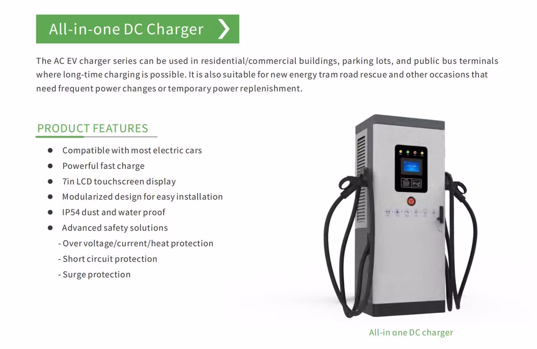 Wall DC Type 2 EV Charger 7kw 22kw Portable Charging Station 32A AC Wallbox Home Fast Electric Charging Pile for Car Sell