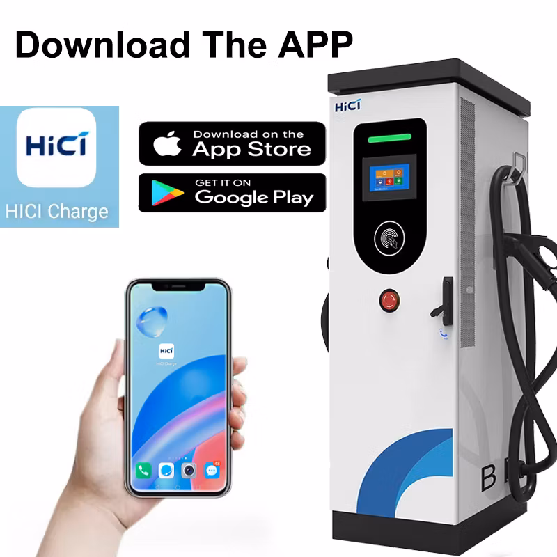 60kw /120kw/180kw CCS2+Gbt DC Fast EV Charger Station for EV Car